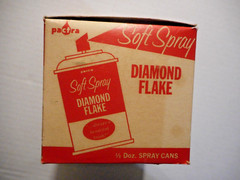 Vintage Pactra Diamond Flake Bronze Mist Spray Paint Factory Case of 6 Cans 1962