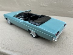 1965 Chevy Impala SS Convertible Dealer Promo Model Car Turquoise Read