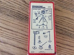 1960s AMT Drag Strip Accessories With Box No Cellophane #3008 1/25 Scale
