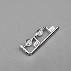 AMT 1/25 1955 55 Chevy Nomad Parts Kitbash Chrome Lucas Headlight Bezels