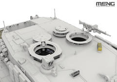 MENG TS-058 1/35 German Main Battle Tank Leopard 2A4(Ukraine) Assembly Model Kit