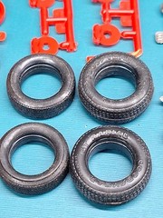 Revell AMT Ertl Monogram MPC 1/24 Model Part 1932 Ford Wheels & Tires Custom