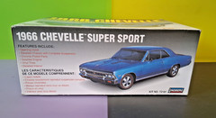1966 Chevelle Super Sport Model Kit – Lindberg 1/25 – Open Box