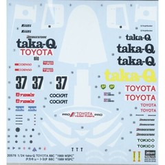 Hasegawa #20576 1/24 Taka-Q Toyota 88C 1989 WSPC