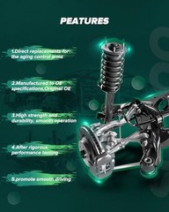 Front Inner Outer Tie Rod End w/Steering Boot fit for Chevy Silverado 1500