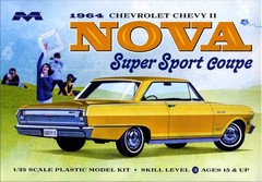 Moebius 1/25 1964 Chevy Nova SS Plastic Model Kit 2320