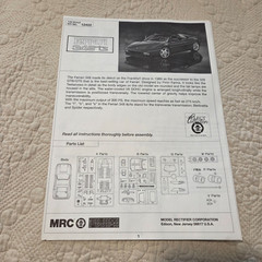 MRC FUJIMI Plastic Model FERRARI 348 TS 1/24 OPEN BOX Complete # 12422