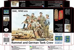 Master Box 3561 – 1/35 – Rommel and German Tank Crew, DAK, WW II era