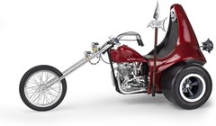 17325 Evil Iron Trike 1:8 Scale 153-Piece Skill Level 5 Model Motorcycle Bike…