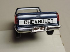 1989 Chevrolet Silverado C1500 pickup 1/25 ERTL dealer promo Blue RZ model truck
