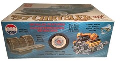 AMT ’57 Chrysler 300C Unassembled Plastic 1:25 Model Kit Chrome, Sealed (B268)