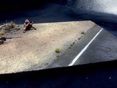 1/35 Scale Military Diorama Base Terrain Display Model Soldiers Figures Diecast