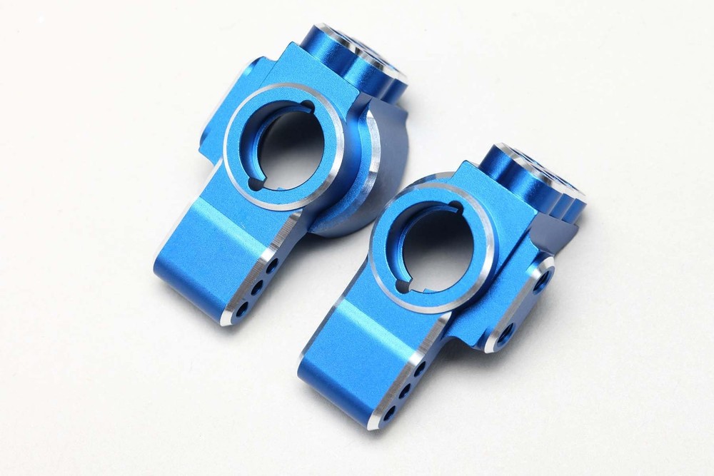 YOKOMO Aluminum Rear Hub Carrier, Blue, for RD2.0/SD3.0 (RD-415ARBL)
