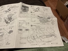 Porsche 928s Model Kit Parts Instructions Only