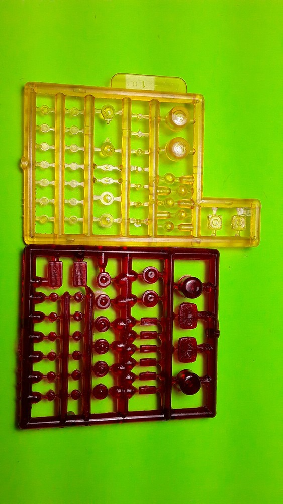 Autocar A64B 1/25 DC-9964B yellow red amber beacon marker cab trailer lights lot