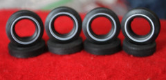 TIRES( 8 ) BEAUTIFUL F/STONE SUPREME( CLASSIC WIDE &PIN WHITE/WALLS ) 1/25 SCALE