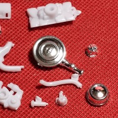 Engine From 1977 Jeep CJ7 1:24 Scale Model Car Part