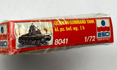 German Command Tank Model Kit Pz.Bef.Wg. I b 1/72 8041 Sealed Vintage ESCI Italy
