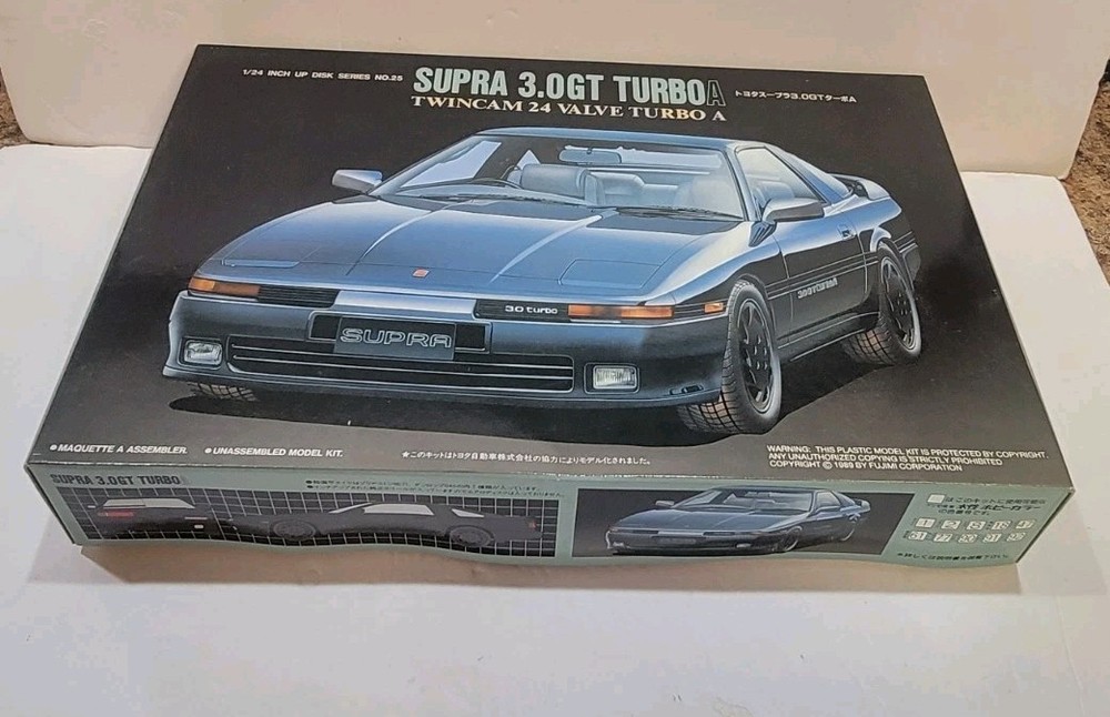 1989 Fujimi Supra 3.0 GT Turbo A Twin-Cam 24 Valve 1/24 Model Kit 03204