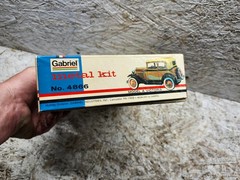 Vintage Gabriel Ford Model A Victoria Metal Model Car Kit 1:20 Scale