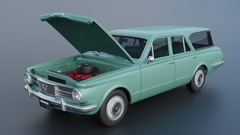 3d Printed 1/25 1965 Plymouth Valiant Station Wagon Model Kit