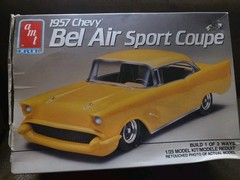 CHEVY BEL AIR SPORT COUPE 1957 Model 1/25 AMT ERTL CUSTOM KIT SEALED 1990 New