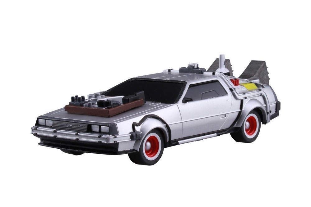 Back To The Future Part III pullback model kit 1:43 snap DeLorean time machine