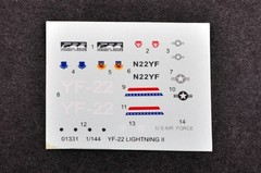 Trumpeter 133 YF-22 Lightning II Jet 1:144 New Free Shipping