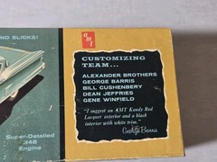 RARE ORG 1/25 AMT ’58 CHEVROLET IMPALA HARDTOP CUSTOMIZING KIT 2758-200 MIB 60s
