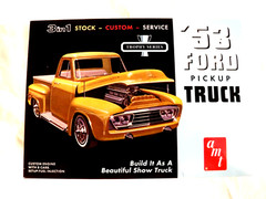 1/25 AMT ’53 Ford Pick-up Truck Trophy Series 3 in 1 kit AMT882/12 Open Box