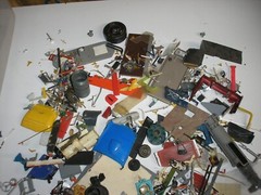 Vintage 1/25 or 1/24 ? Lot GG1 of Car & Truck parts for parts or restore Free SH