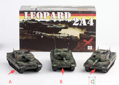 88Model 1/72 German Leopard 2A4 Main Battle Tank 2026 Expo Ltd Finished Model