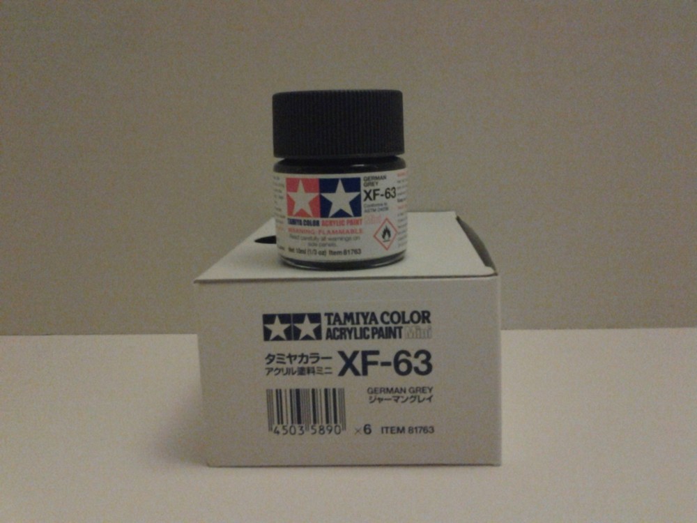 Tamiya Acrylic Paint.XF-63 German Grey. 10ml Mini.