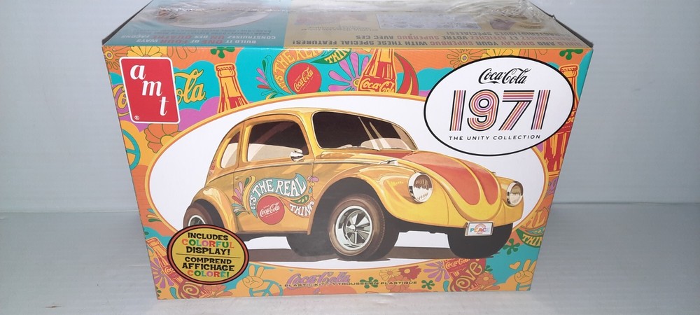 AMT Coca-Cola 1971 Volkswagen Superbug Gasser Drag Car 1:25 Model Kit AMT1284