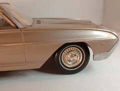 RARE 1963 Ford Thunderbird Dealer Promo 1:24 Plastic Car Bronze