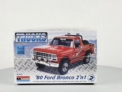 2010 SEALED Monogram Kit: ’80 Ford Bronco 2 ‘n 1 1/24 #85-7214