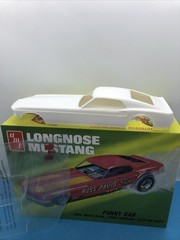 Ford LongNose Mustang Hard BODY W Tinted Glass Slot Car? 1:25 LBR Model Parts