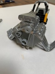 1:16 Blower Pulley and Belt for the Cox Funny Car. Yellow Car Not Included.