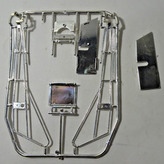 Vintage Revell Custom Car parts # C-1130 Chrome Dragster frame
