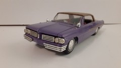 Vintage AMT 1962 Pontaic Bonneville Model Car, Hand Painted with Brush