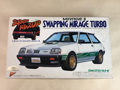 OPEN BOX Nichimo Japan 1:24 Scale Model Kit SWAPPING MIRAGE II TURBO Motorized