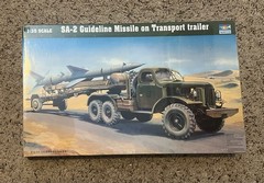 Trumpeter SA-2 Guideline Missile on Transport Trailer 1/35 Model Kit – Sealed