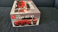 AMT Ertl Dodge Viper RT/10 1:25 Model Kit 6808 Open Box Complete 1992