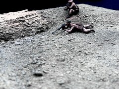 1/35 Scale Military Diorama Base Terrain Display Model Soldiers Figures Diecast