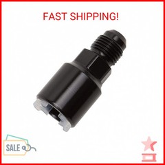 6 AN Male to 3/8 SAE Quick-Disconnect Female Push-On EFI Fitting