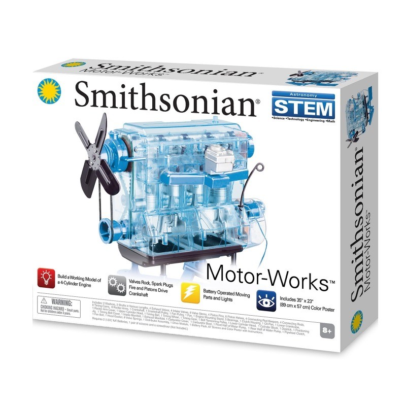 NSI Smithsonian Motor-Works® Working Model (168 Pieces)