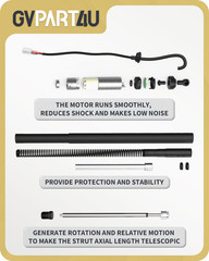 Rear Liftgate Power Support Shock Strut Compatible with Chevy Suburban Tahoe GMC