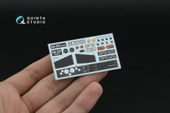QDS-35160 Quinta Studio 1:35 KrAZ-260 Interior 3D Color Decal for Takom kit