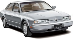 AOSHIMA The Model Car Series 1/24 Nissan G50 President JS/Infiniti Q45 ’89 Plast