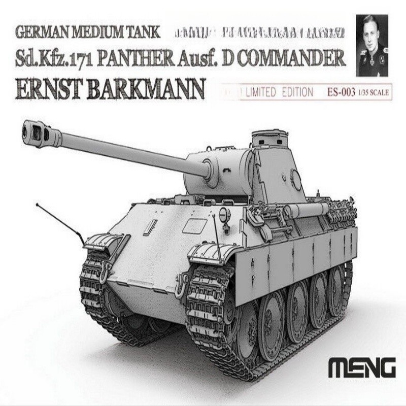 Meng 1/35 German ES-003 Sd.Kfz.171 Panther Ernst Barkmann Bausatz